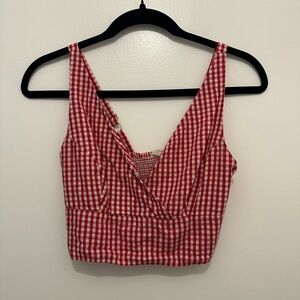 Brandy Melville John Galt gingham top